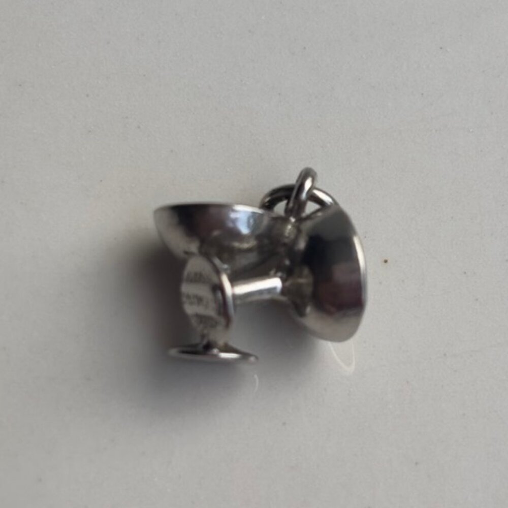 Vintage Anniversary Charm 925 Sterling Silver Marked Sterling